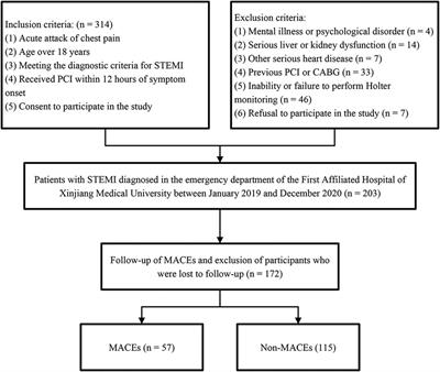The application value of 24 h Holter monitoring indices in predicting MACEs outside the hospital within three years after PCI in patients with STEMI